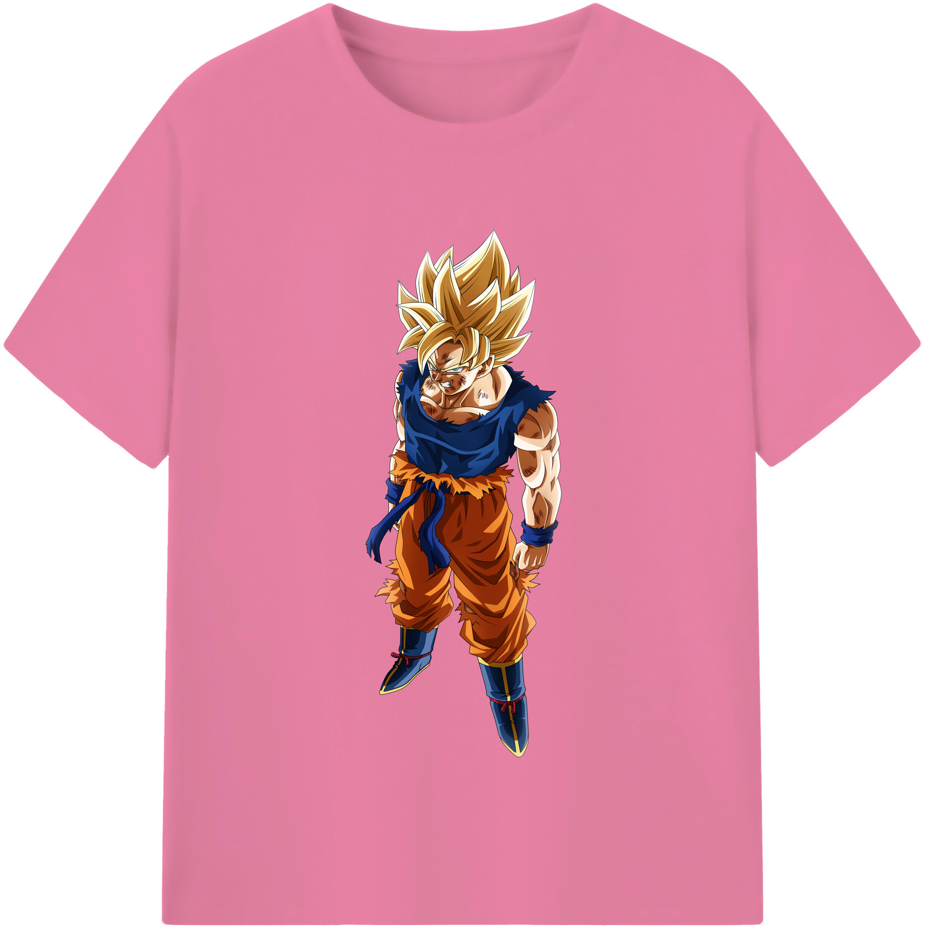 （画像用） ドラゴンボール 孫悟空（そん ごくう）Son Goku カカロット DRAGON BALL Kakarotto 綿100％半袖Tシャツ（フロントプリント）